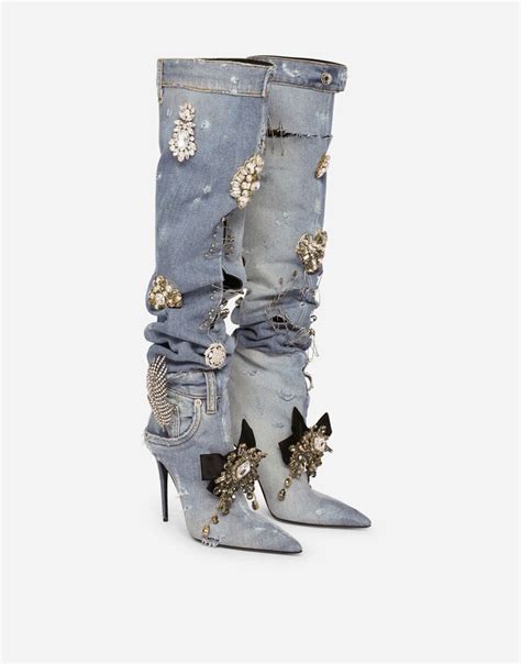 dolce gabbana jeans pashanim|dolce and gabbana jean boots.